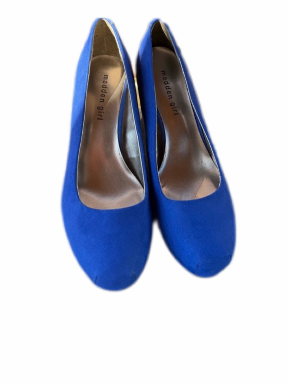 Madden Girl Cobalt Blue Round-Toe Pumps